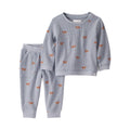 Ensemble 2 Pièces en Tricot Gaufré Coton Bio Renard Bébé Little Planet - Multi