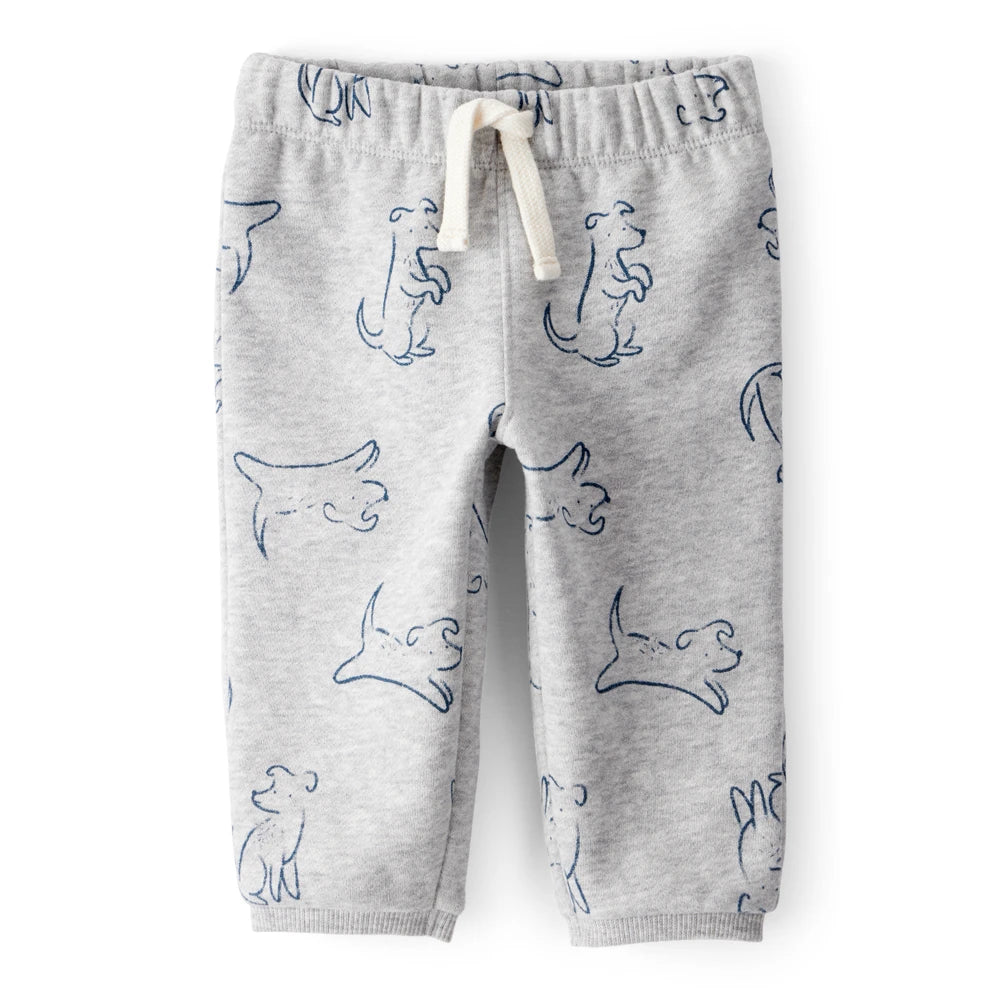 Pantalon à Enfiler Chiens Bébé Garçon Carter's - Gris