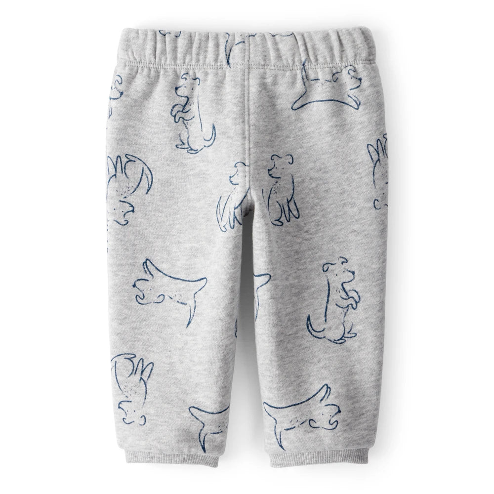Pantalon à Enfiler Chiens Bébé Garçon Carter's - Gris
