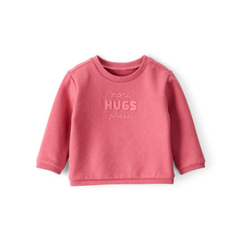 Sweat More Hugs Please Bébé Fille Carter's - Rose