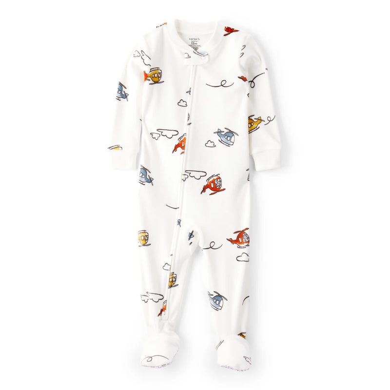 Baby Boy Carter's DreamPlush Helicopter Sleep & Play - Ivory