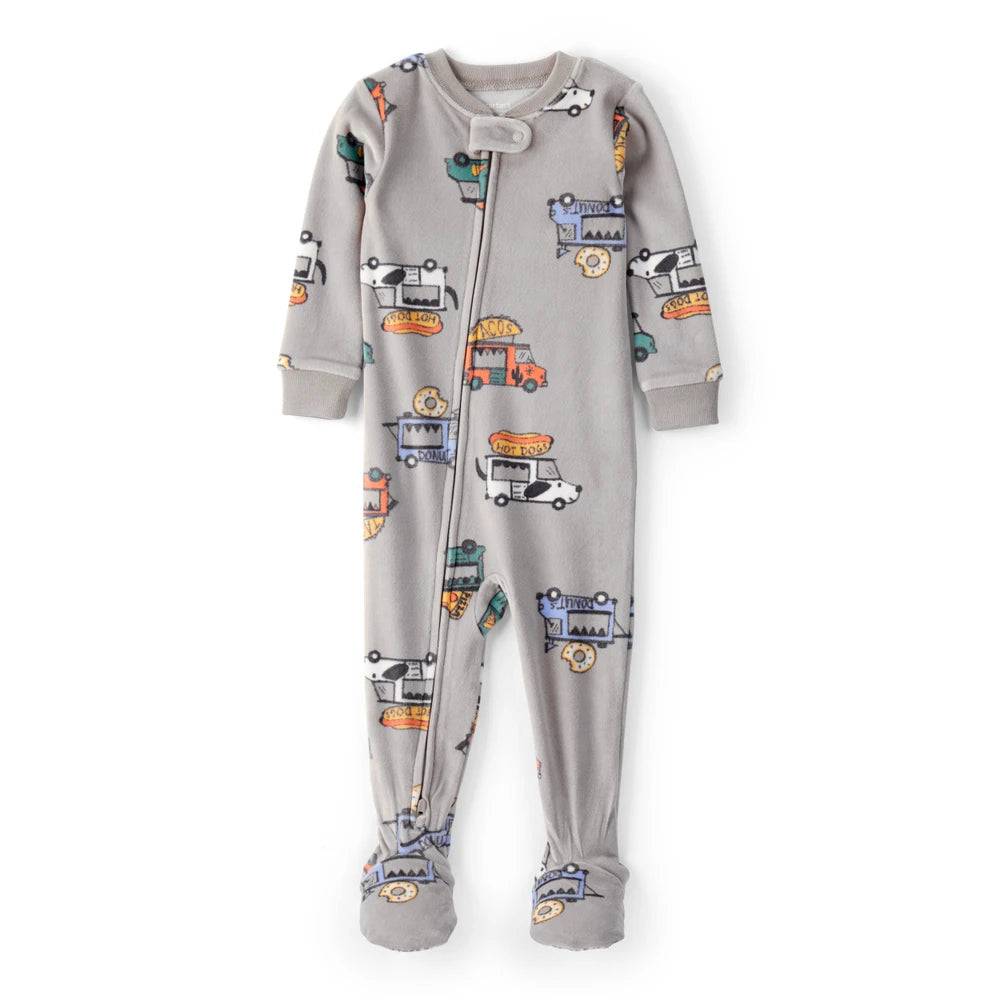 Grenouillère DreamPlush Food Truck Bébé Garçon Carter's - Gris