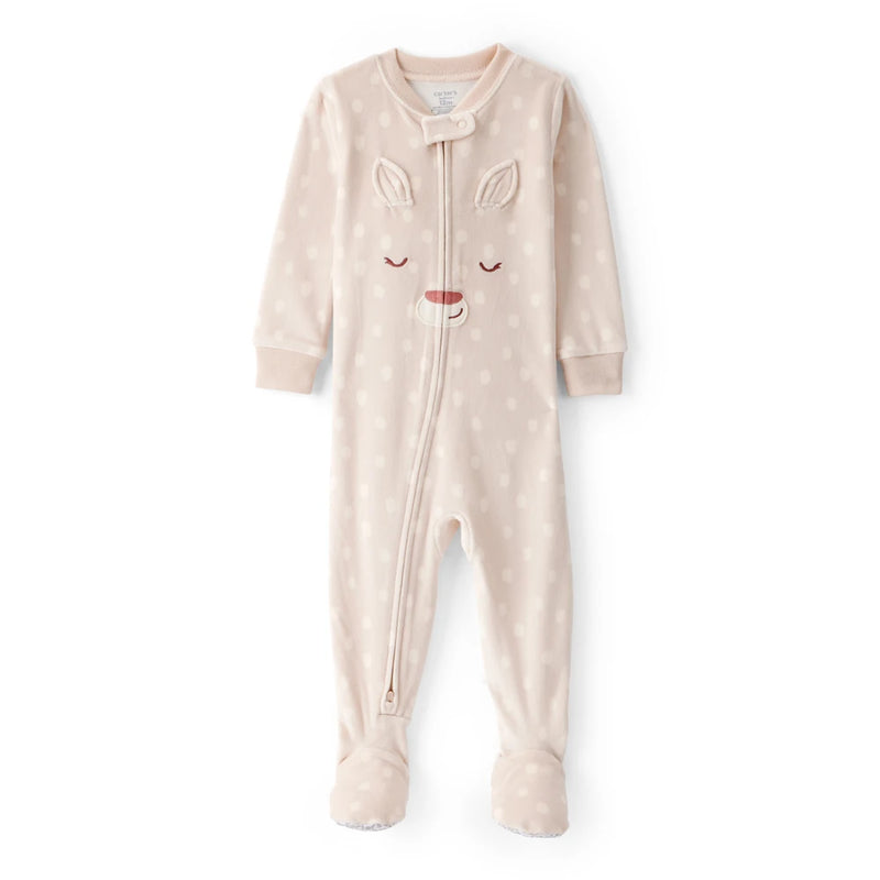 Grenouillère DreamPlush Faon Bébé Fille Carter's - Marron
