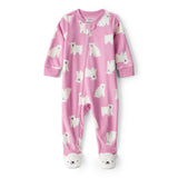Grenouillère en Polaire Ours Polaire Bébé Fille Carter's - Rose