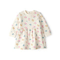 Robe Fleurie à Manches Longues Bébé Fille Carter's - Ivoire