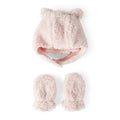 Ensemble Bonnet & Moufles en Sherpa Bébé Fille Carter's - Rose