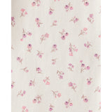Lot de 4 Bodies à Manches Longues Renard & Koala Bébé Fille Carter's - Mauve Blanc & Rose