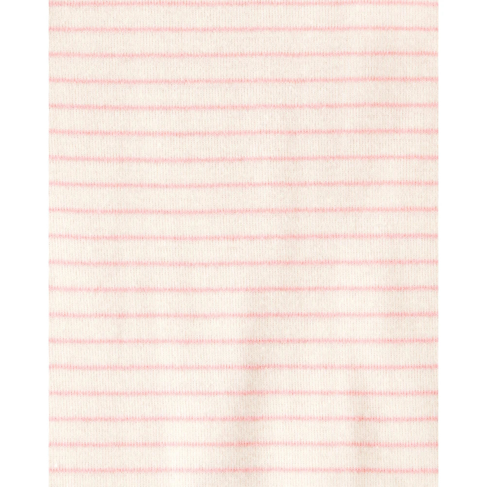 Lot de 4 Bodies à Manches Longues Hiboux & Fleurs Bébé Fille Carter's - Vert Rose & Blanc