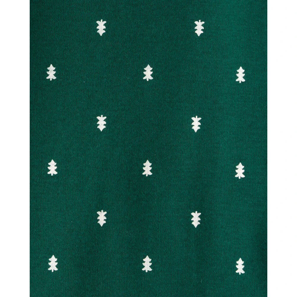 Lot de 4 Bodies à Manches Longues Motifs de Noël Bébé Garçon Carter's - Blanc & Vert