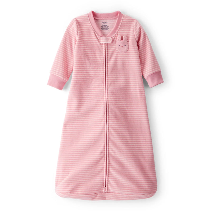 Baby Carter's Fleece Bunny Sleep Sack - Pink