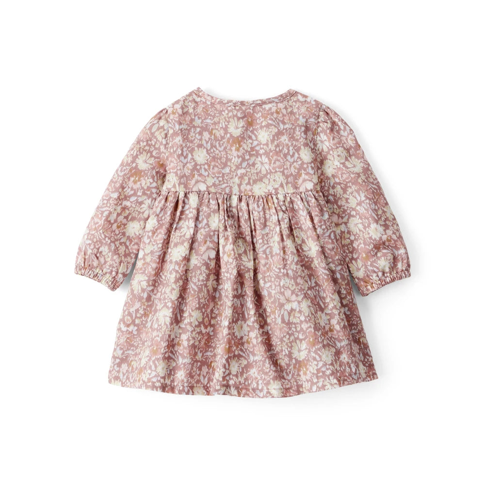 Robe Fleurie à Manches Longues Bébé Fille OshKosh - Multi