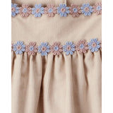 Robe en Velours Côtelé à Manches Longues Bébé Fille OshKosh - Marron