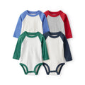 Lot de 4 Bodies à Manches Longues Raglan Rayés Bébé Garçon Carter's - Multi