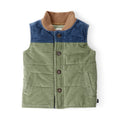 Gilet Matelassé en Velours Côtelé Bébé Garçon OshKosh - Vert & Marine