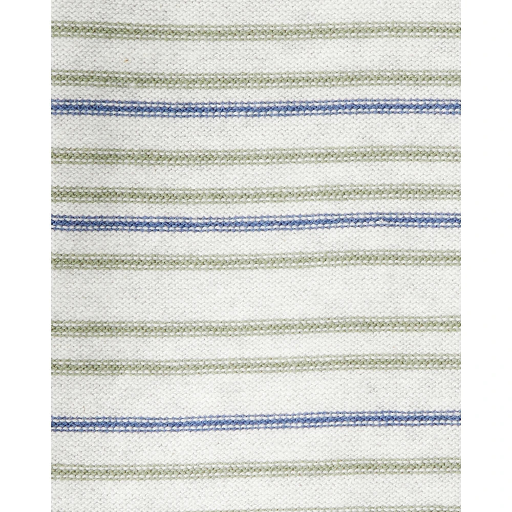 Haut Henley Rayé à Manches Longues Bébé Garçon OshKosh - Gris