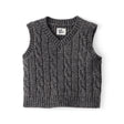 Gilet Sans Manches en Tricot Torsadé Bébé Garçon OshKosh - Gris
