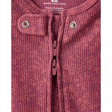 Grenouillère Texturée Petites Fleurs Bébé Fille Carter's - Rose