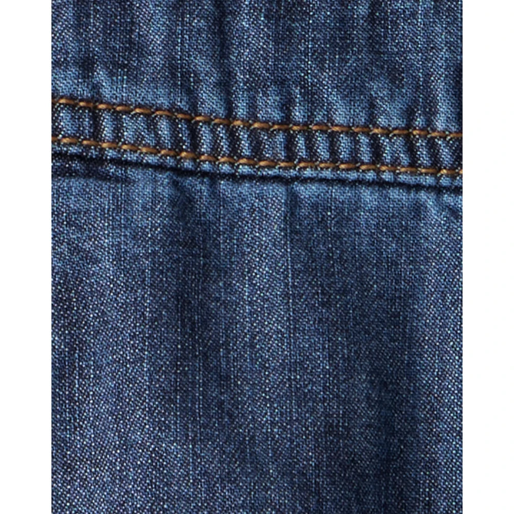 Salopette à Carreaux Buffalo Bébé Garçon OshKosh - Bleu