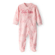 Grenouillère en Micropolaire Nœuds Little Sis Bébé Fille Carter's - Rose