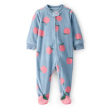 Grenouillère en Micropolaire Pommes Bébé Fille Carter's - Bleu