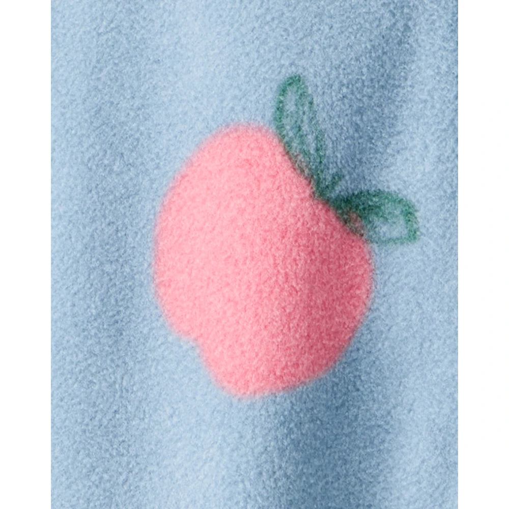 Grenouillère en Micropolaire Pommes Bébé Fille Carter's - Bleu
