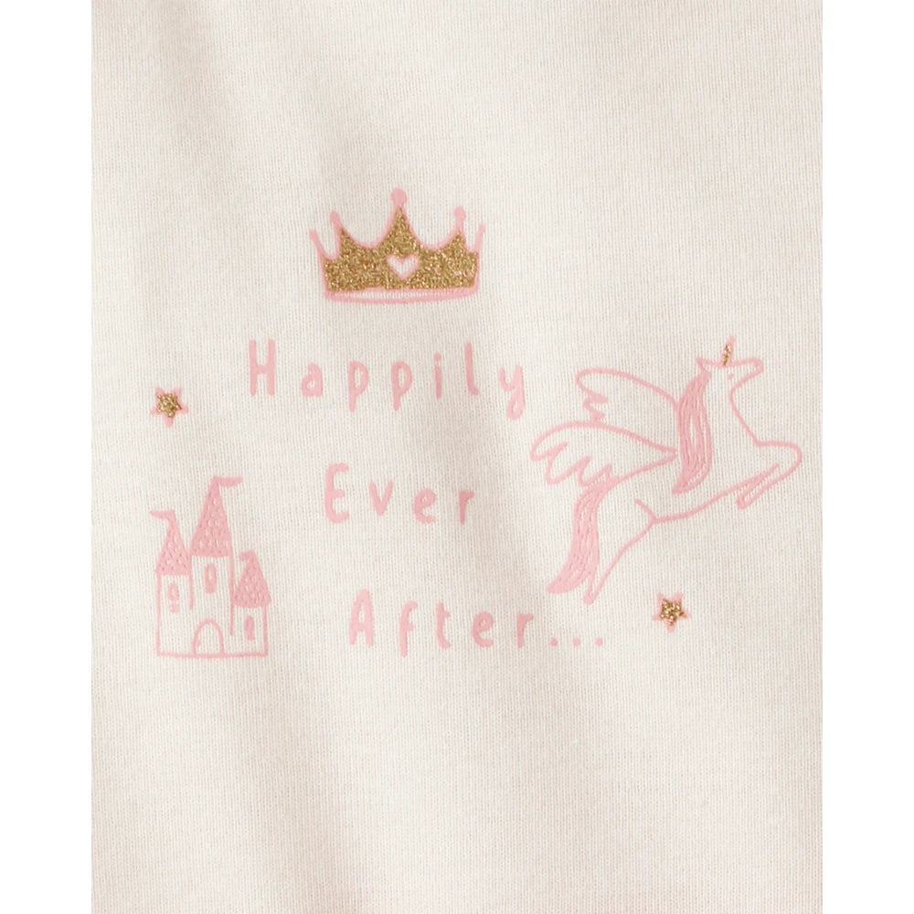 Ensemble 3 Pièces Bodies & Pantalon Licorne Bébé Fille Carter's - Rose