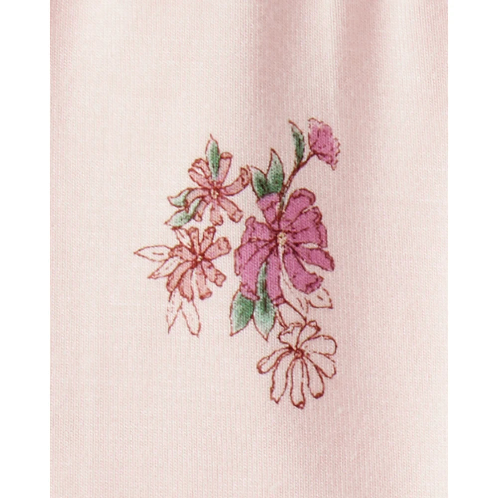 Lot de 2 Pantalons PurelySoft Faons Bébé Fille Carter's - Bordeaux & Rose