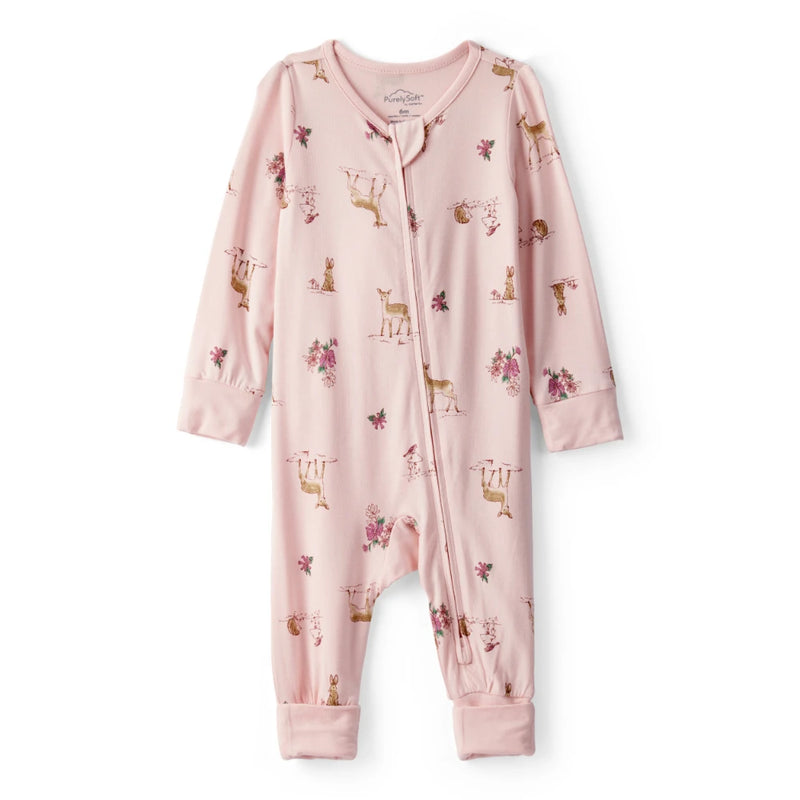 Grenouillère Convertible PurelySoft Faons Bébé Fille Carter's - Rose
