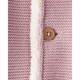 Cardigan en Coton Doublé Sherpa Bébé Fille Carter's - Rose