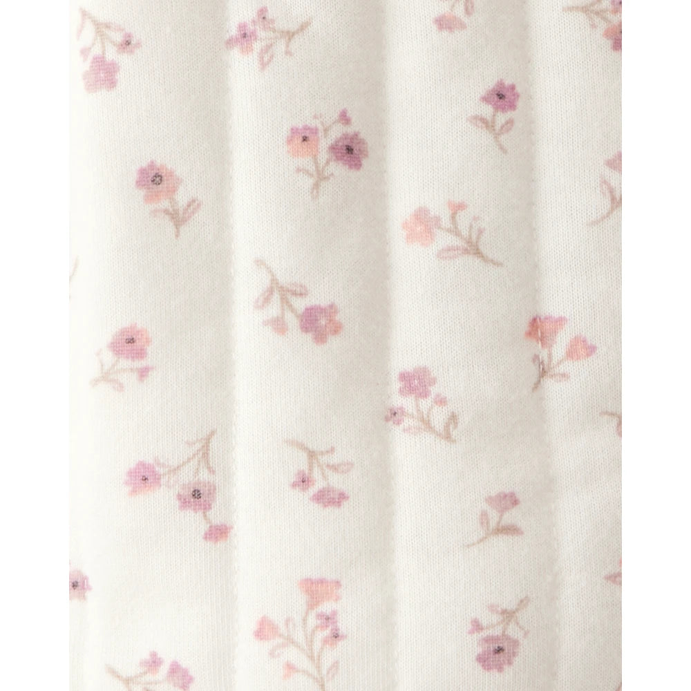 Cardigan Matelassé Fleuri Bébé Fille Carter's - Crème