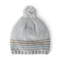 Bonnet à Pompon Rayé Bébé Garçon Carter's - Gris