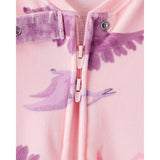 Grenouillère DreamPlush Dinosaure Bébé Fille Carter's - Rose