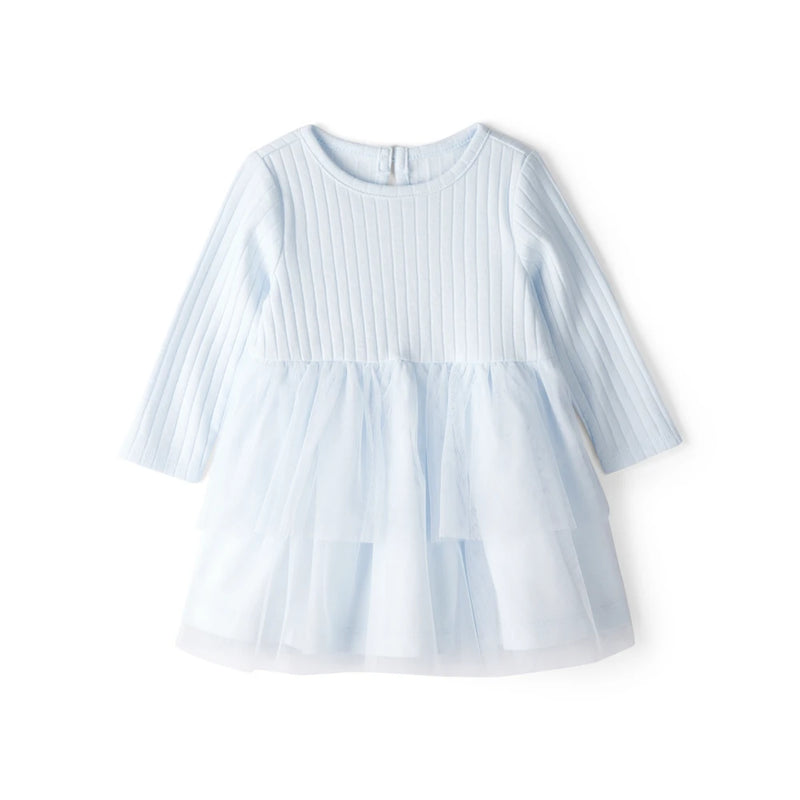 Robe en Tulle à Manches Longues Bébé Fille Carter's - Bleu