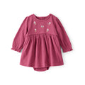 Robe Body Fleurie Brodée Bébé Fille Carter's - Rose Foncé