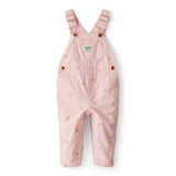 Salopette en Velours Côtelé Imprimé Nœuds Bébé Fille OshKosh - Rose