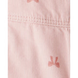 Salopette en Velours Côtelé Imprimé Nœuds Bébé Fille OshKosh - Rose