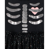 Robe en Tulle Squelette d'Halloween Fille Carter's - Noir