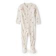 Pyjama 1 Pièce Thermique en Coton Motifs de Noël Carter's - Blanc