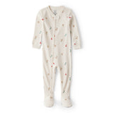 Pyjama 1 Pièce Thermique en Coton Motifs de Noël Carter's - Blanc