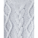 Pull Torsadé Métallisé Fille OshKosh - Bleu Glacier