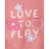 T-shirt à Manches Courtes Love To Play Fille Carter's - Rose