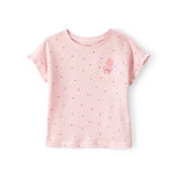 T-shirt à Manches Courtes à Pois Fille Carter's - Rose