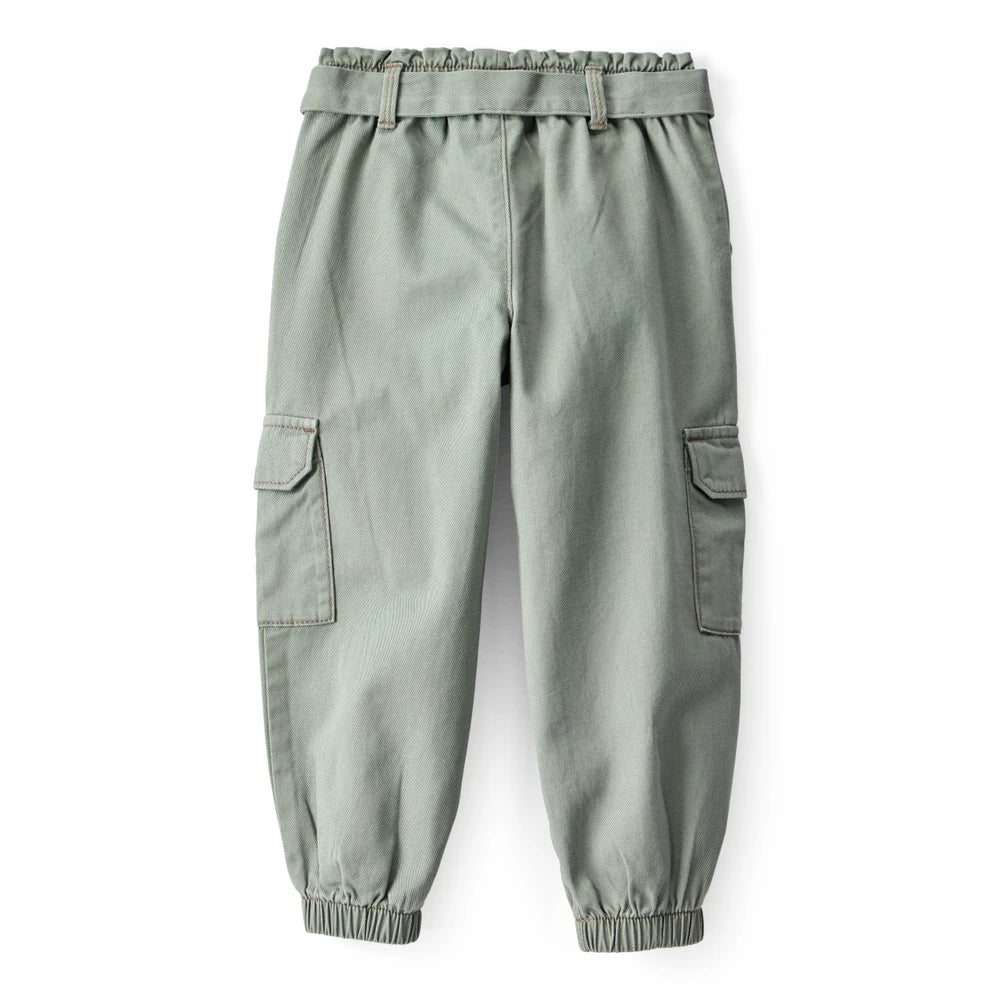 Pantalon Cargo en Coton Fille Carter's - Vert
