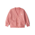 Girl Carter's Terry Hearts Cardigan - Pink