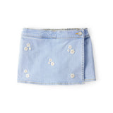 Jupe-Short en Jean Brodée Fille OshKosh - Bleu