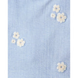 Jupe-Short en Jean Brodée Fille OshKosh - Bleu