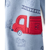 Pyjama 1 Pièce en Polaire Camion de Pompiers Garçon Carter's - Bleu