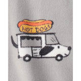 Pyjama 1 Pièce DreamPlush Food Truck Garçon Carter's - Gris