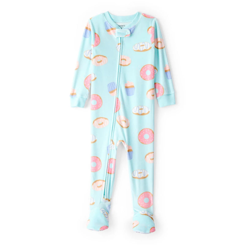 Pyjama 1 Pièce DreamPlush Donuts Fille Carter's - Bleu