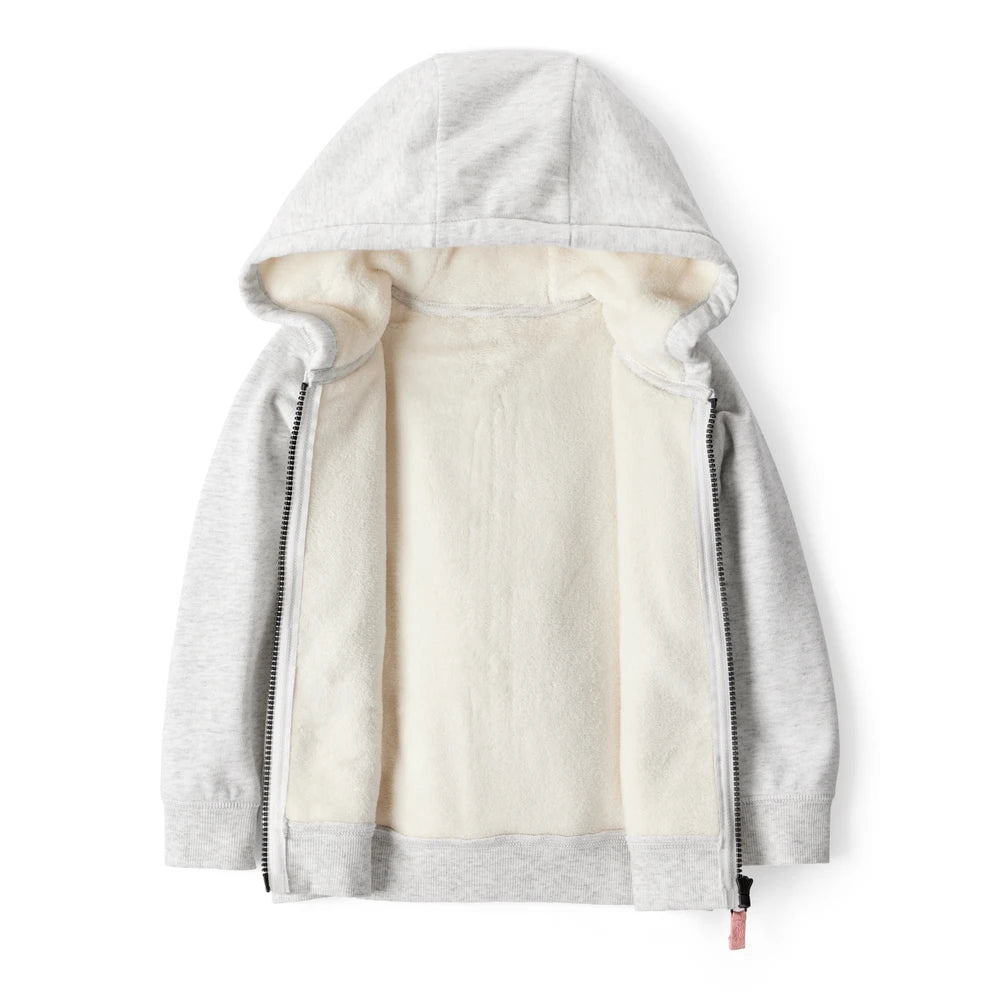 Veste Zippée à Capuche Fille Carter's - Gris